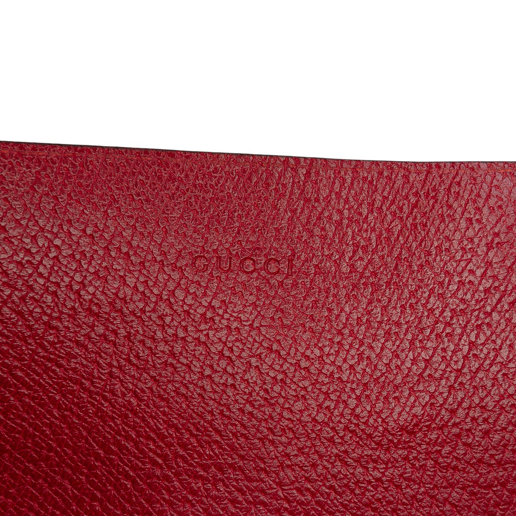 Gucci Leather Bamboo Convertible Top Handle Bag