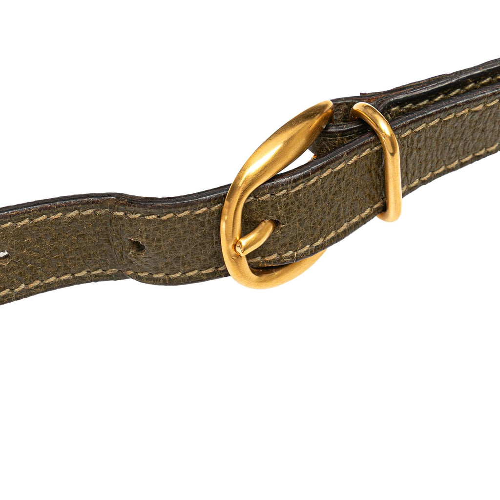 Gucci Leather Bamboo Crossbody