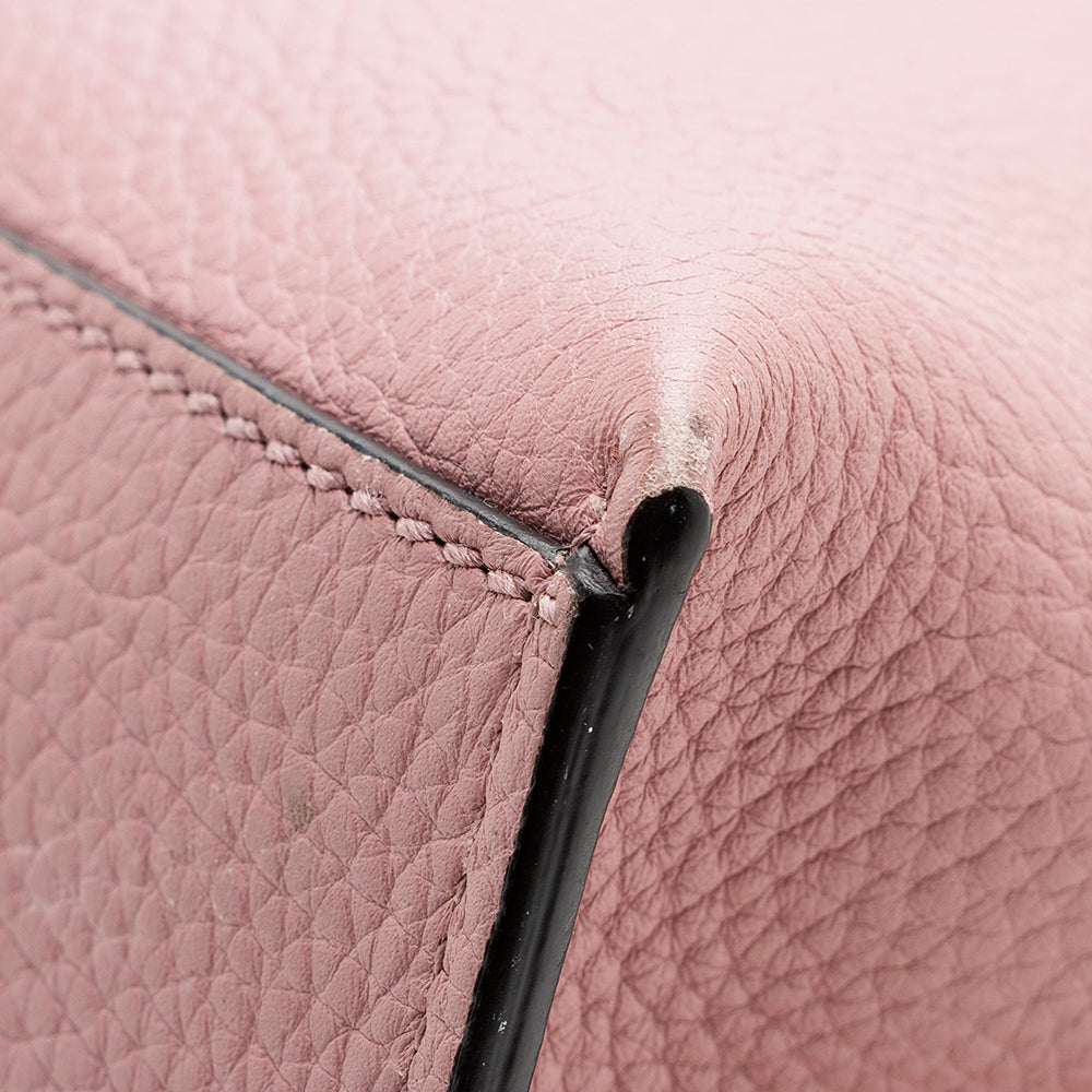 Gucci Leather Bamboo Daily Small Satchel (SHF-19102)