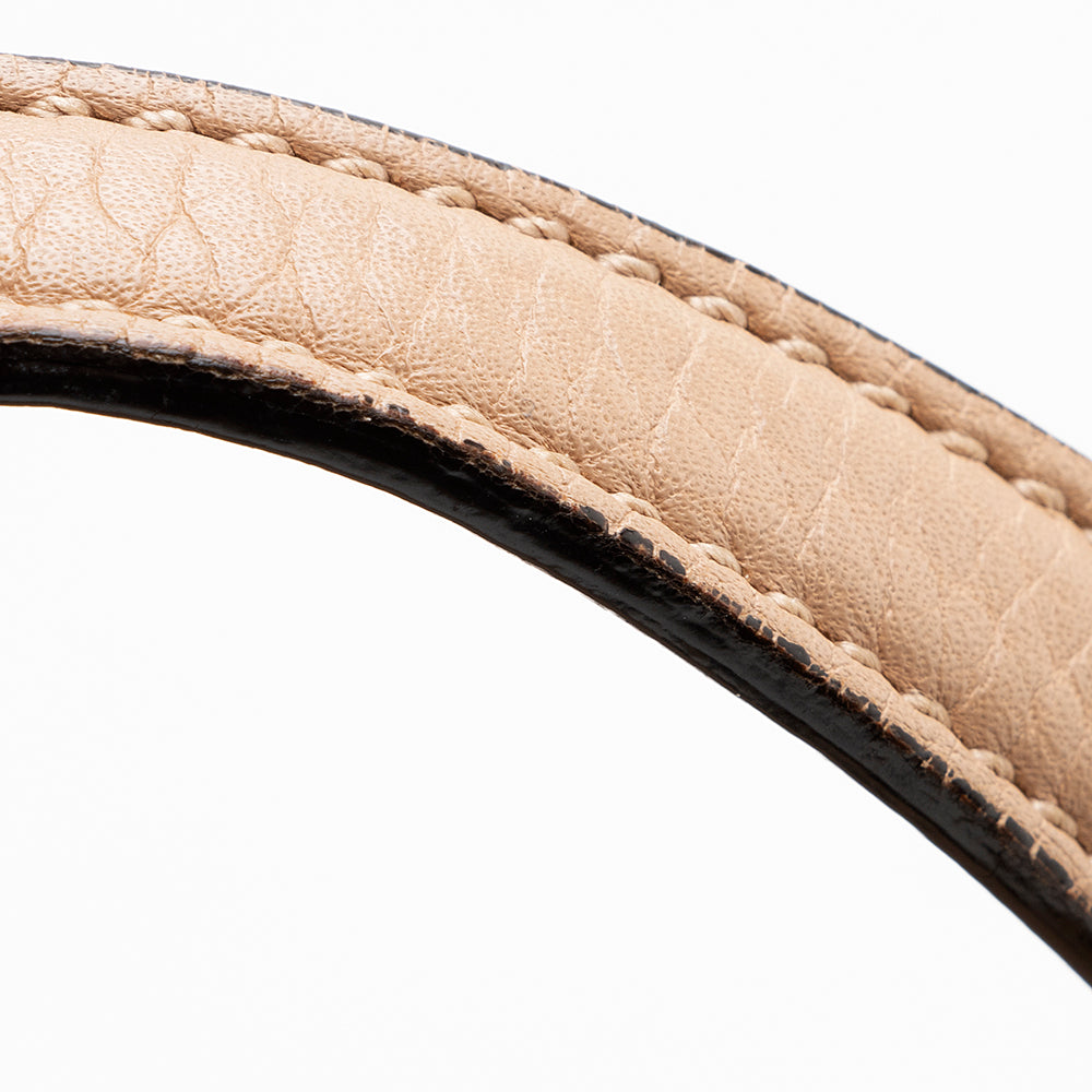 Gucci Leather Bamboo Daily Medium Satchel (SHF-19700)