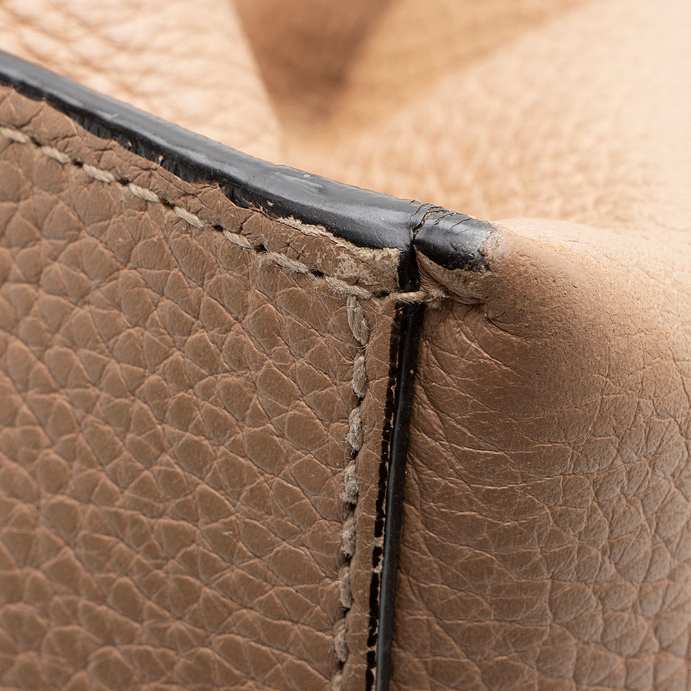 Gucci Leather Bamboo Daily Medium Satchel (SHF-19700)
