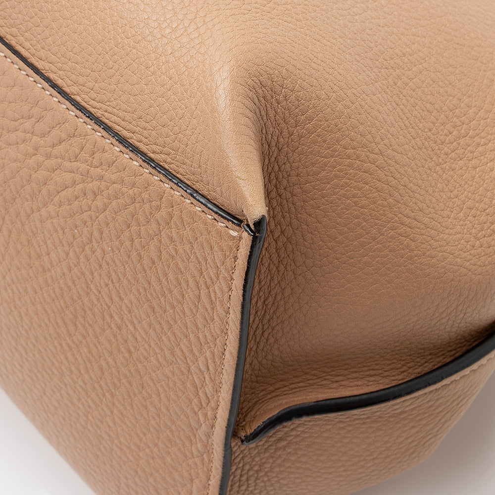 Gucci Leather Bamboo Daily Large Satchel (SHF-20630)