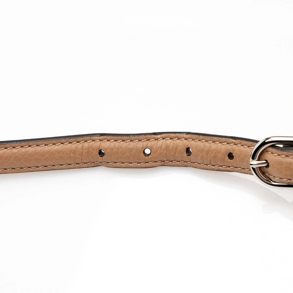 Gucci Leather Bamboo Daily Large Satchel (SHF-20630)