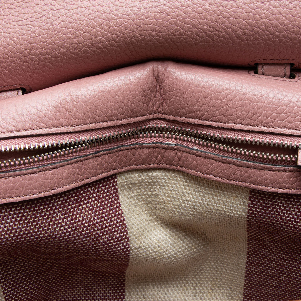 Gucci Leather Bamboo Daily Medium Top Handle