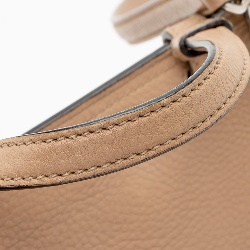 Gucci Leather Bamboo Daily Small Satchel (SHF-19674)