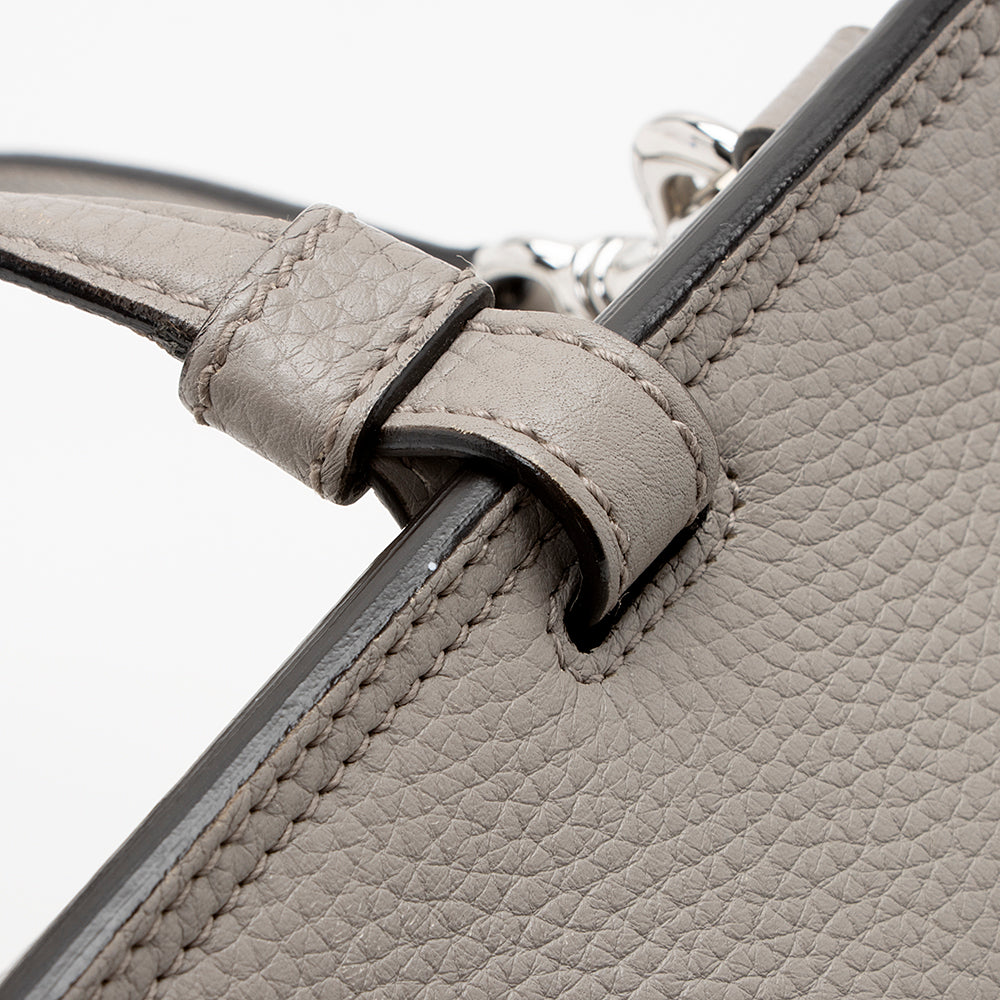 Gucci Leather Bamboo Daily Medium Satchel (SHF-21285)