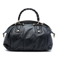 Gucci Leather Bamboo Dialux Pop Satchel