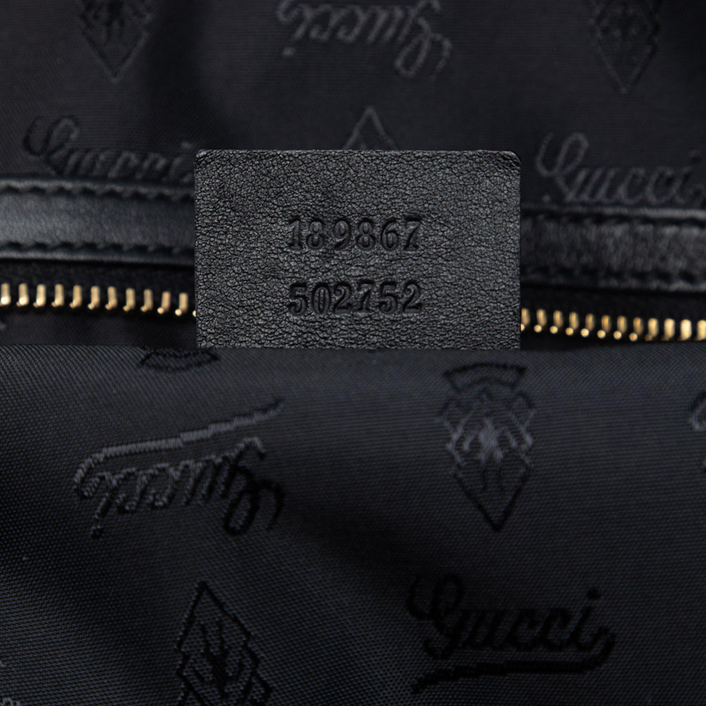 Gucci Leather Bamboo Dialux Pop Satchel