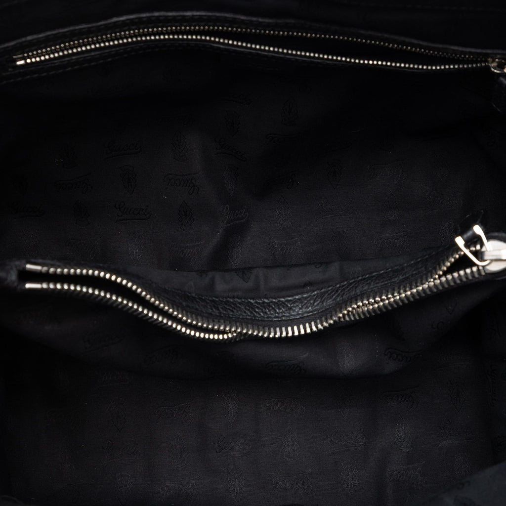 Gucci Leather Bamboo Libeccio Tote