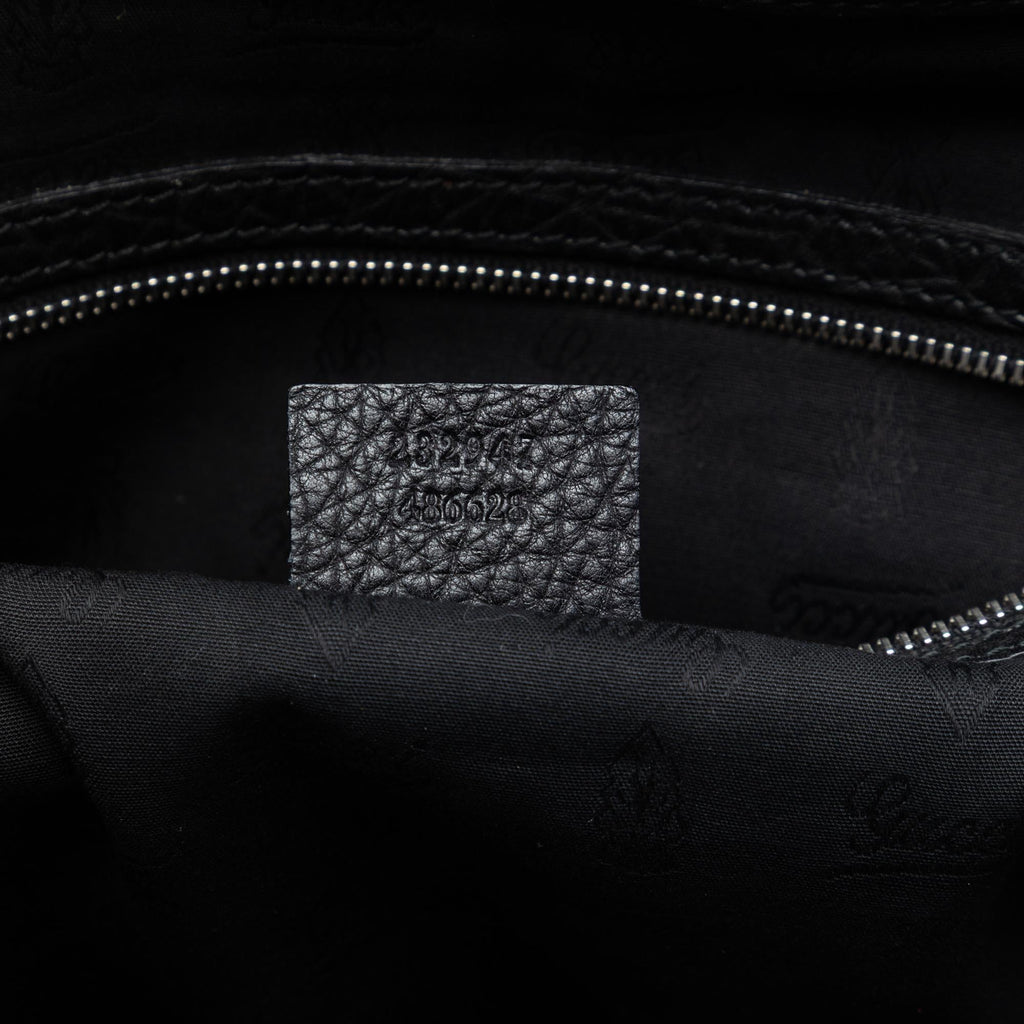 Gucci Leather Bamboo Libeccio Tote