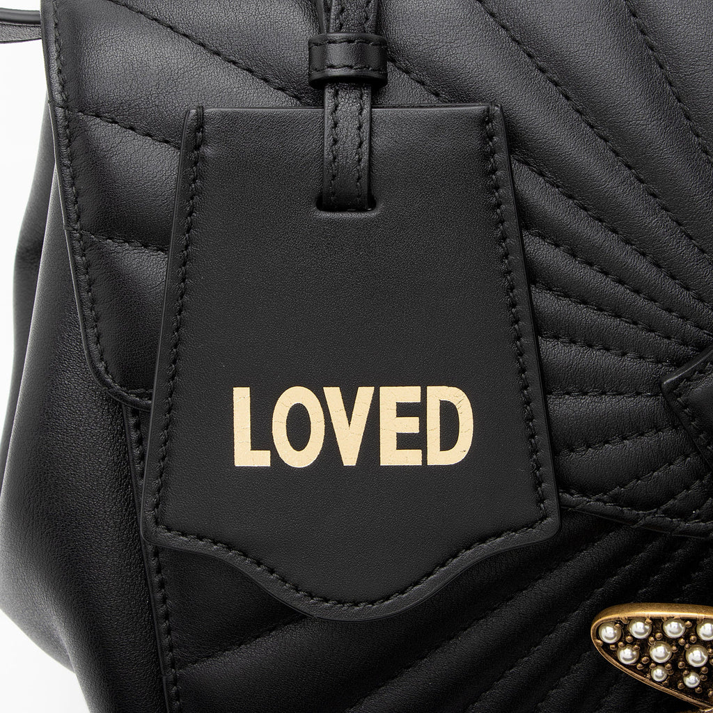Gucci Leather Bamboo Queen Margaret Top Handle