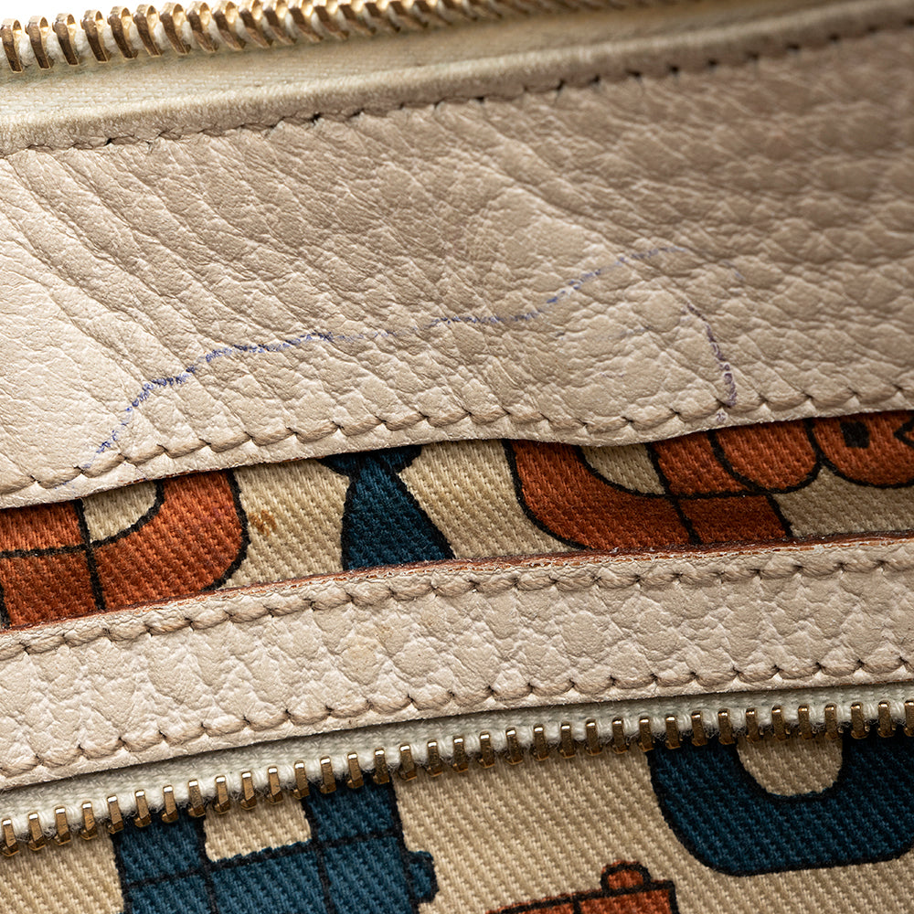 Gucci Leather Bamboo Ring Hobo (SHF-19976)