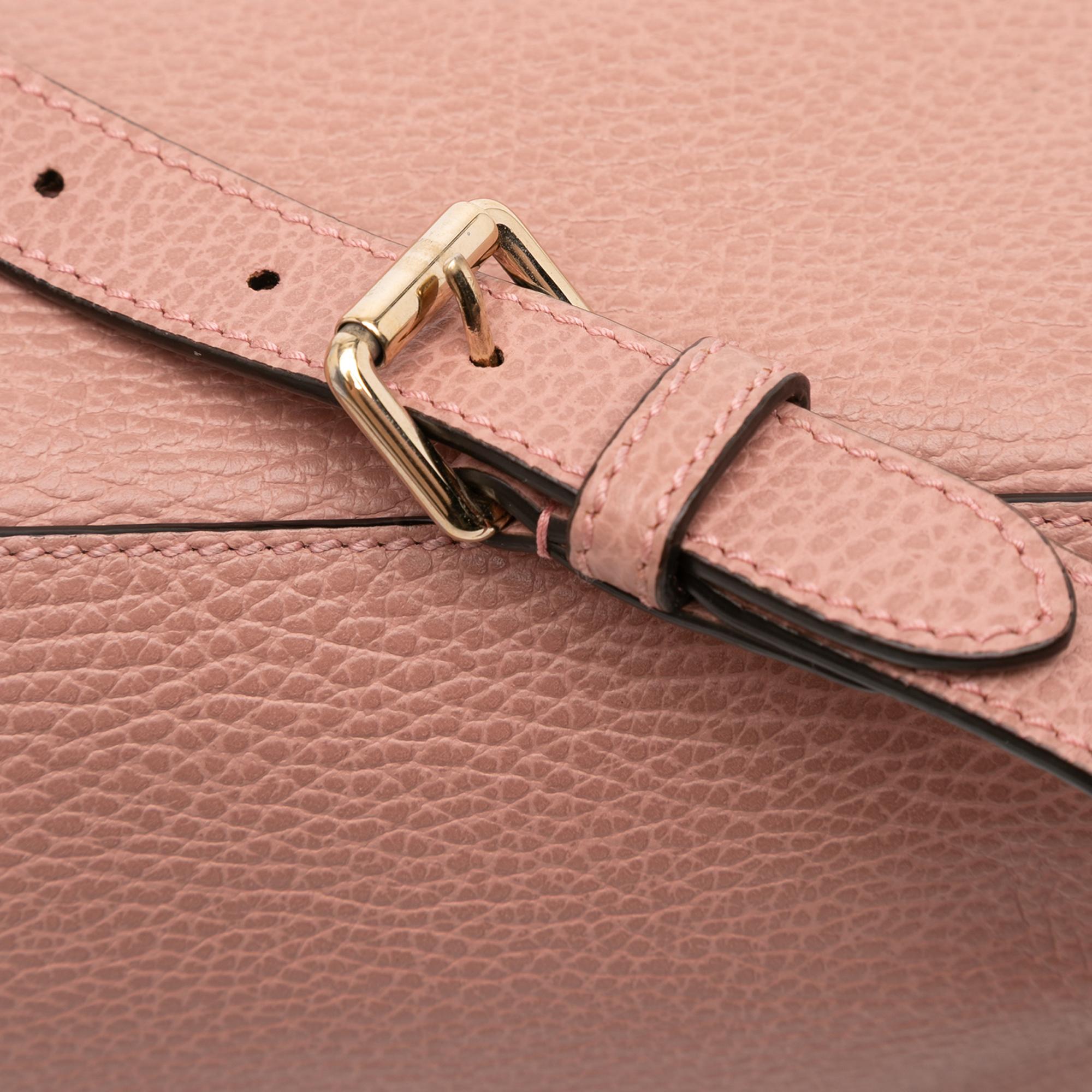 Gucci Leather Bamboo Tassel Satchel