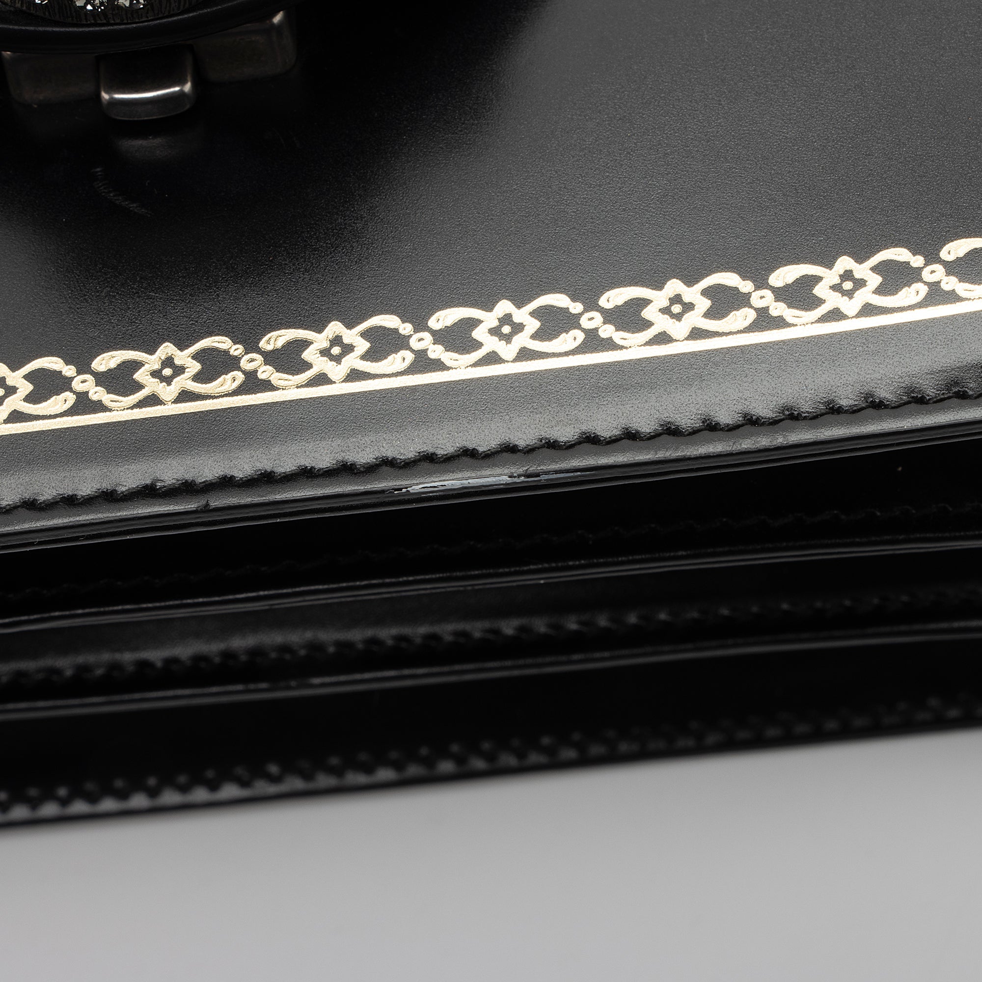 Gucci Leather Bamboo Thiara Small Top Handle (SHF-yZDyFo)