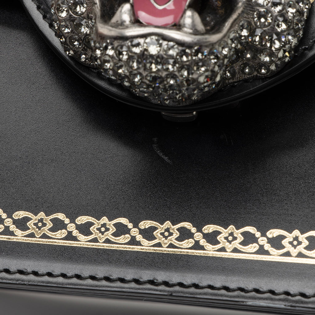 Gucci Leather Bamboo Thiara Small Top Handle (SHF-yZDyFo)