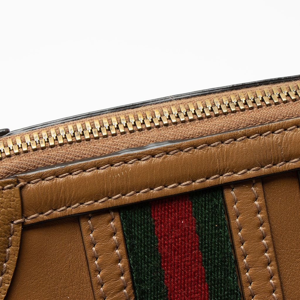 Gucci Leather Ophidia Bauletto Medium Satchel