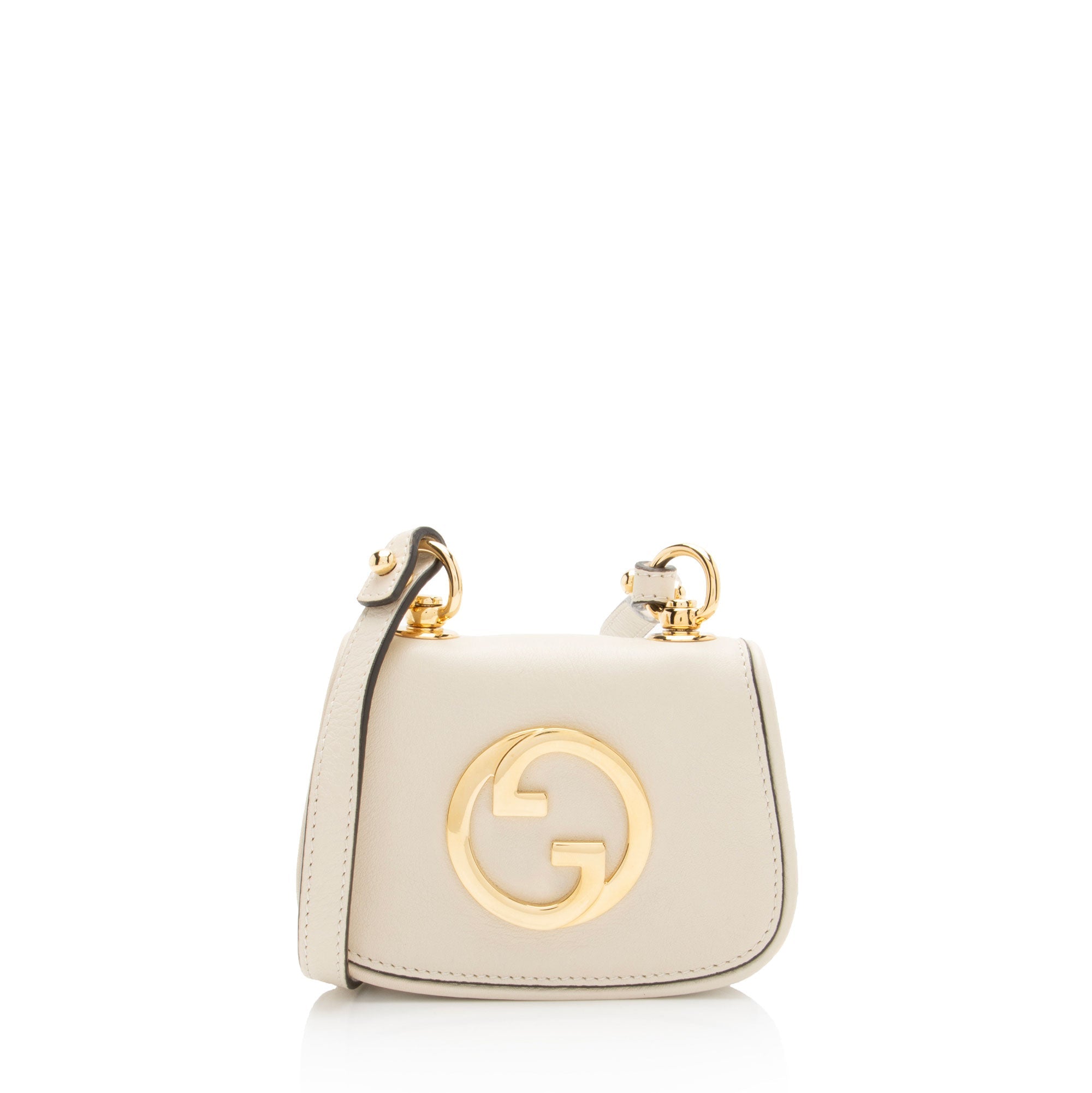 Gucci Leather Blondie Card Case on Strap