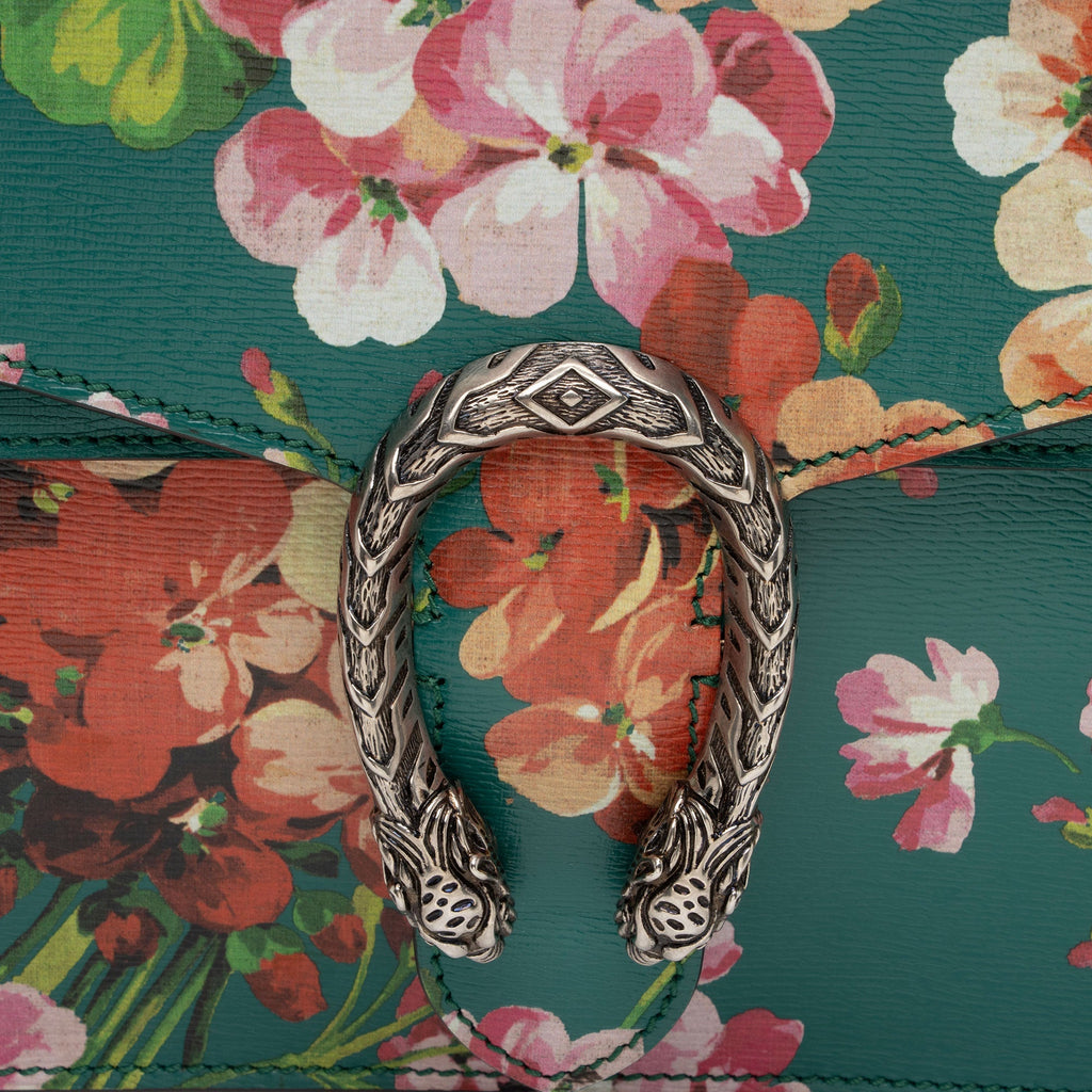 Gucci Leather Blooms Dionysus Medium Shoulder Bag (SHF-9xzCQT)