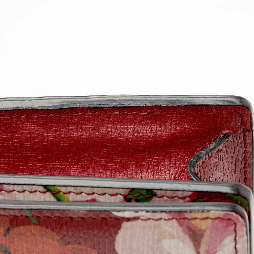 Gucci Leather Blooms Wallet on Chain Bag (SHF-22823)