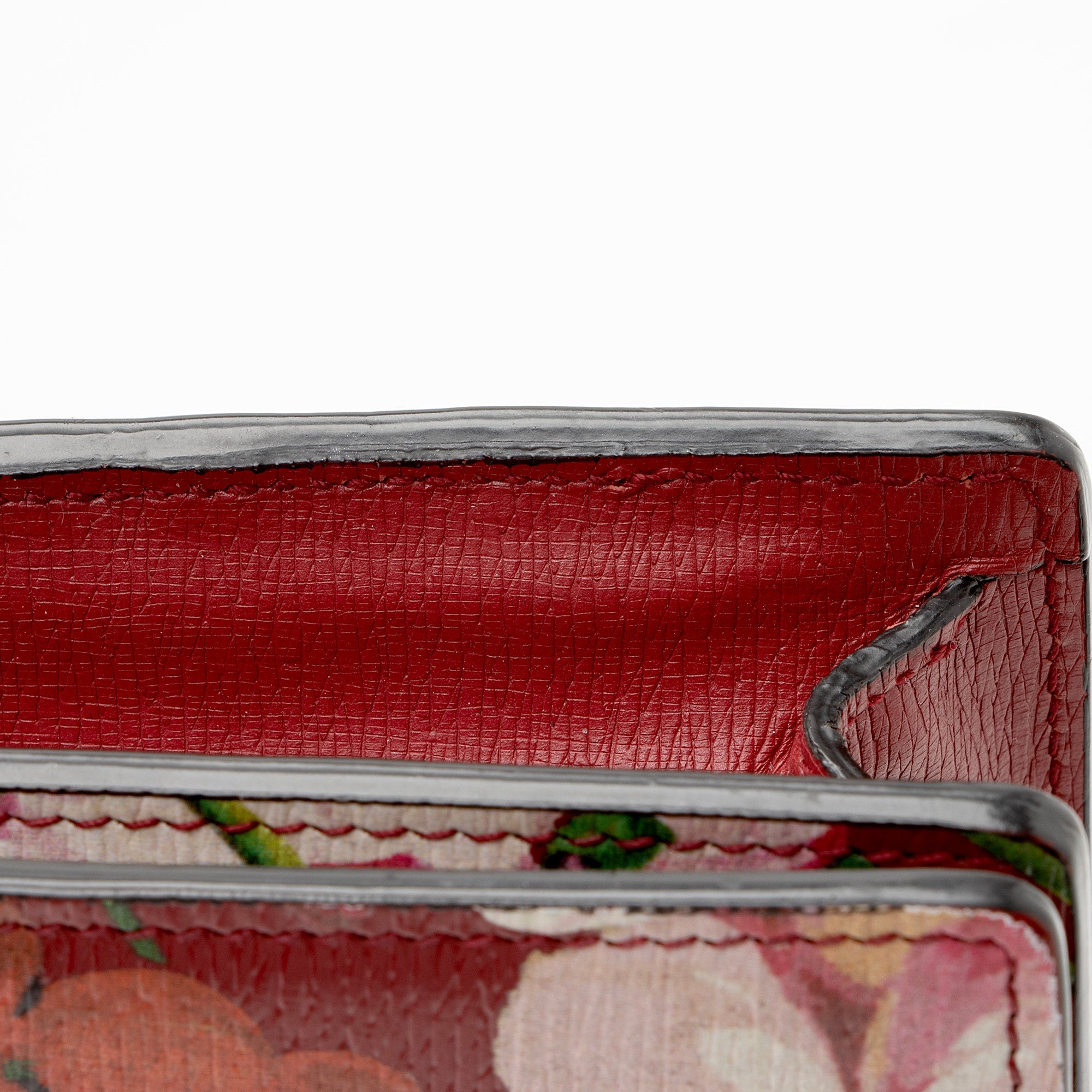 Gucci Leather Blooms Wallet on Chain Bag (SHF-22823)