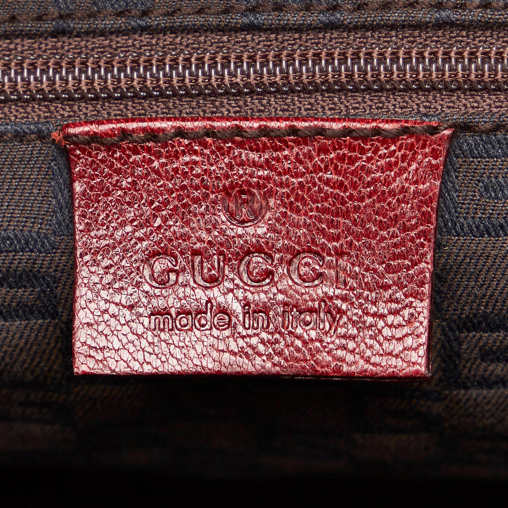 Gucci Leather Boston Bag (SHG-36165)