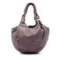 Gucci Leather Braided Handle Hobo