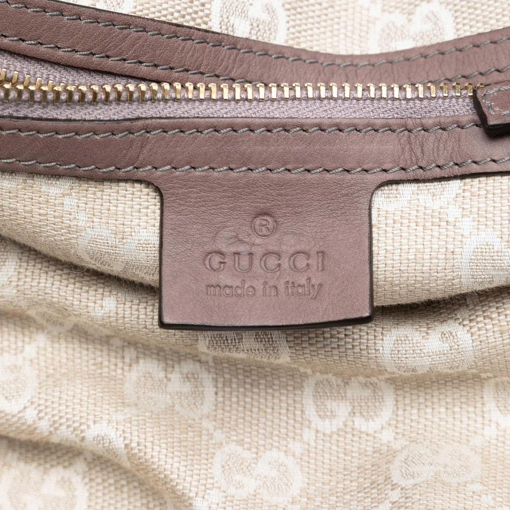Gucci Leather Braided Handle Hobo