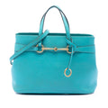 Gucci Leather Bright Bit Satchel