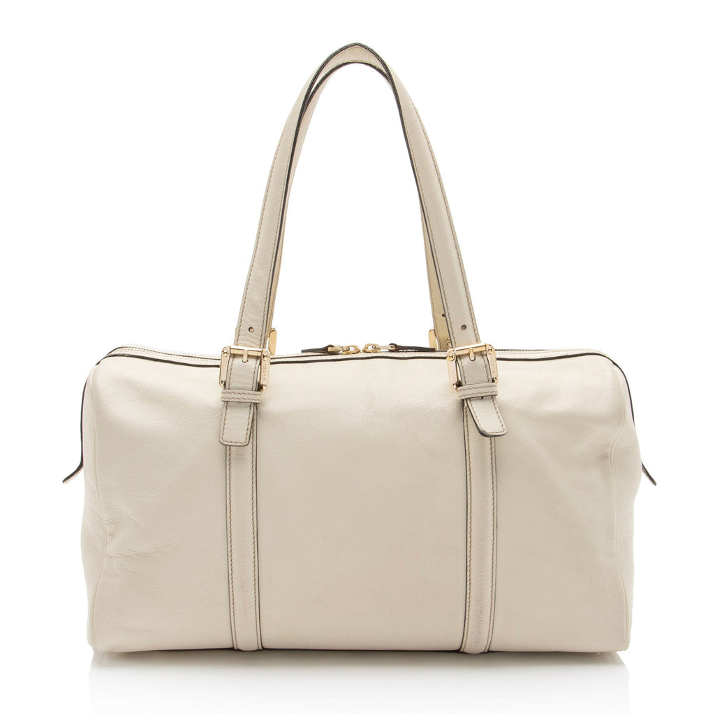 Gucci Leather Britt Boston Bag