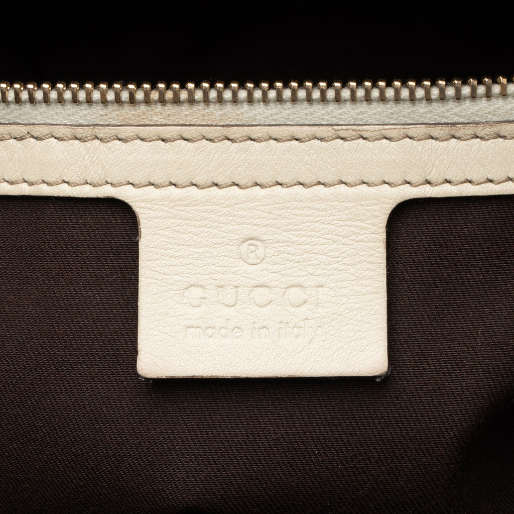 Gucci Leather Britt Boston Bag