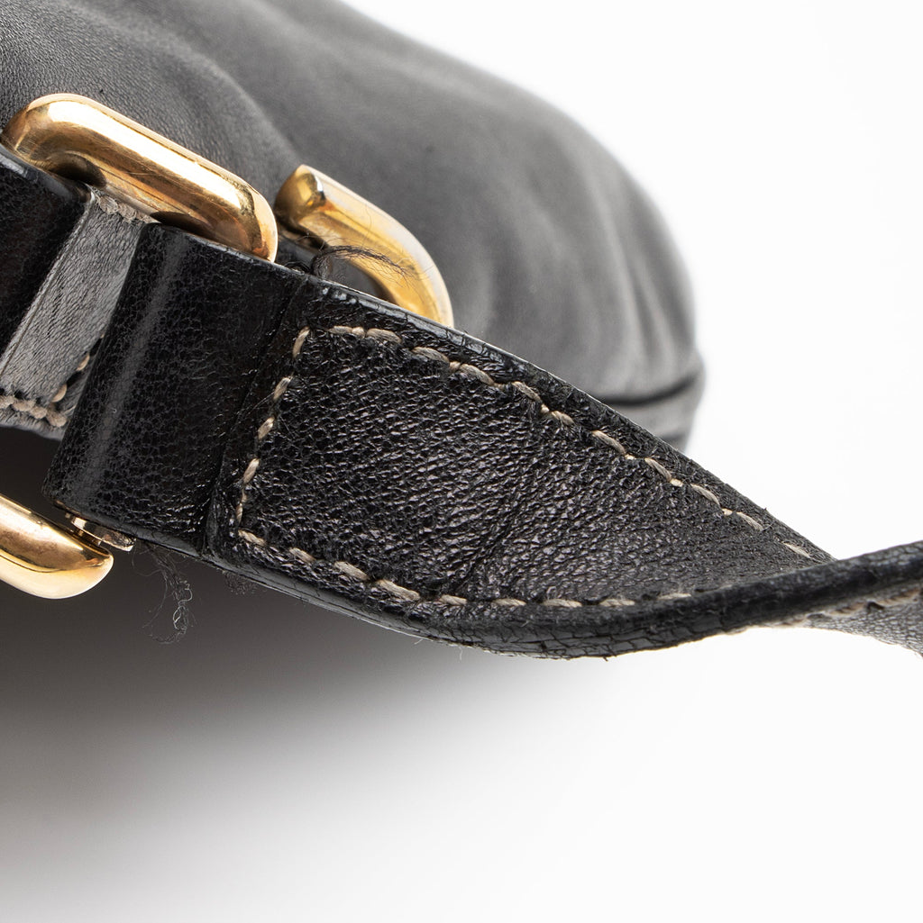 Gucci Leather Britt Messenger Bag (SHF-23050)