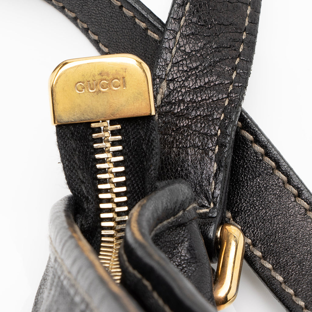 Gucci Leather Britt Messenger Bag (SHF-23050)