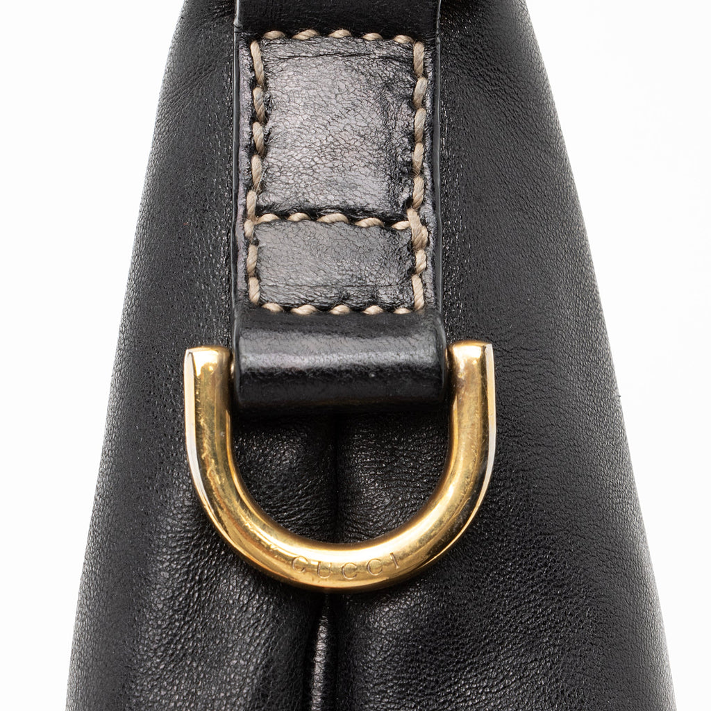 Gucci Leather Britt Messenger Bag (SHF-23050)