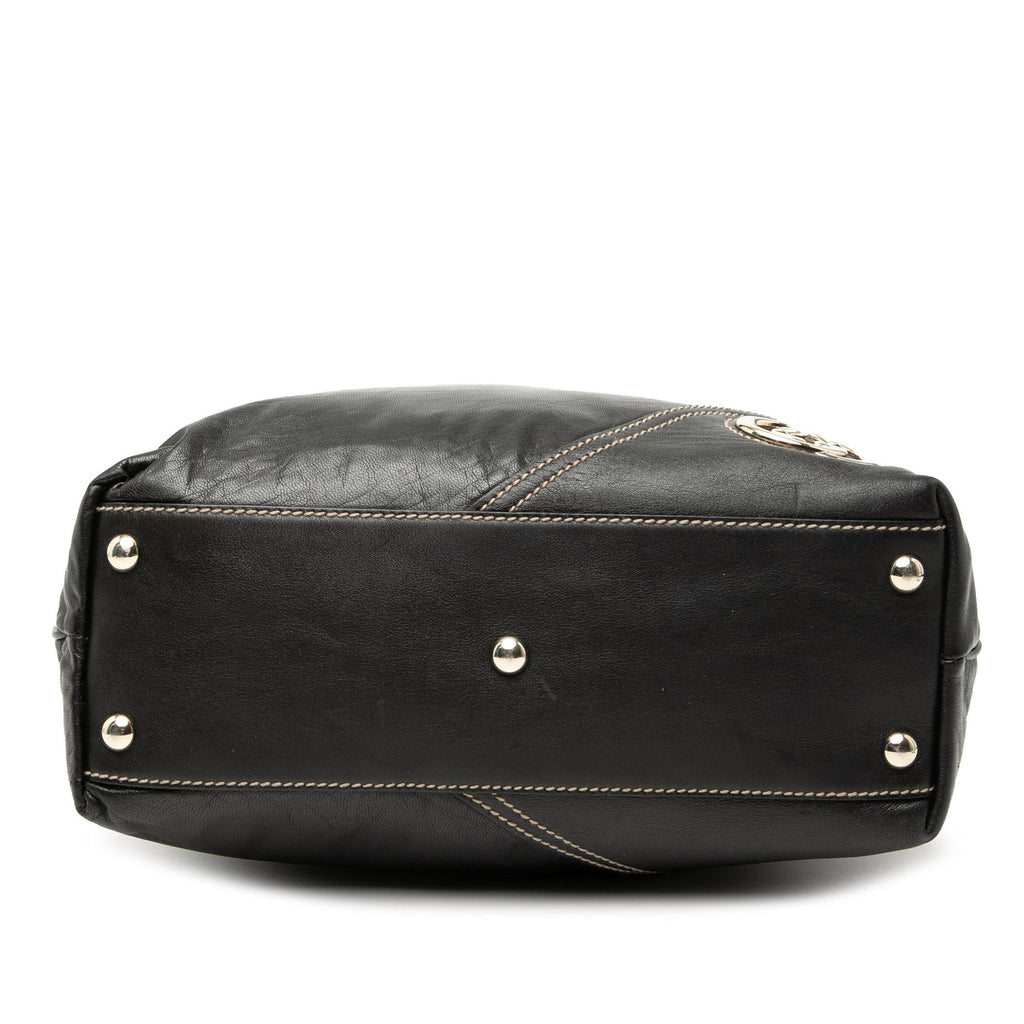 Gucci Leather Britt Tote