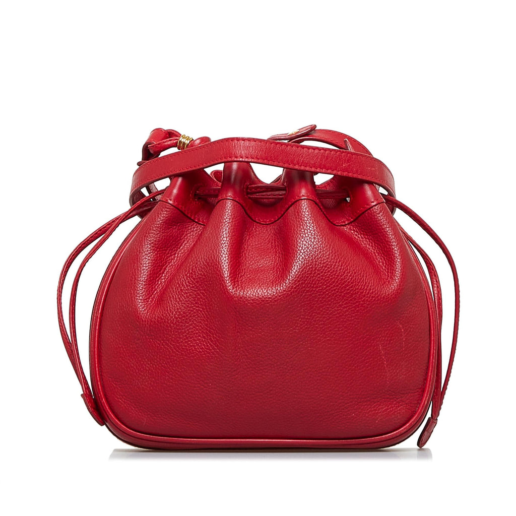 Gucci Leather Bucket Bag (SHG-BRy73y)
