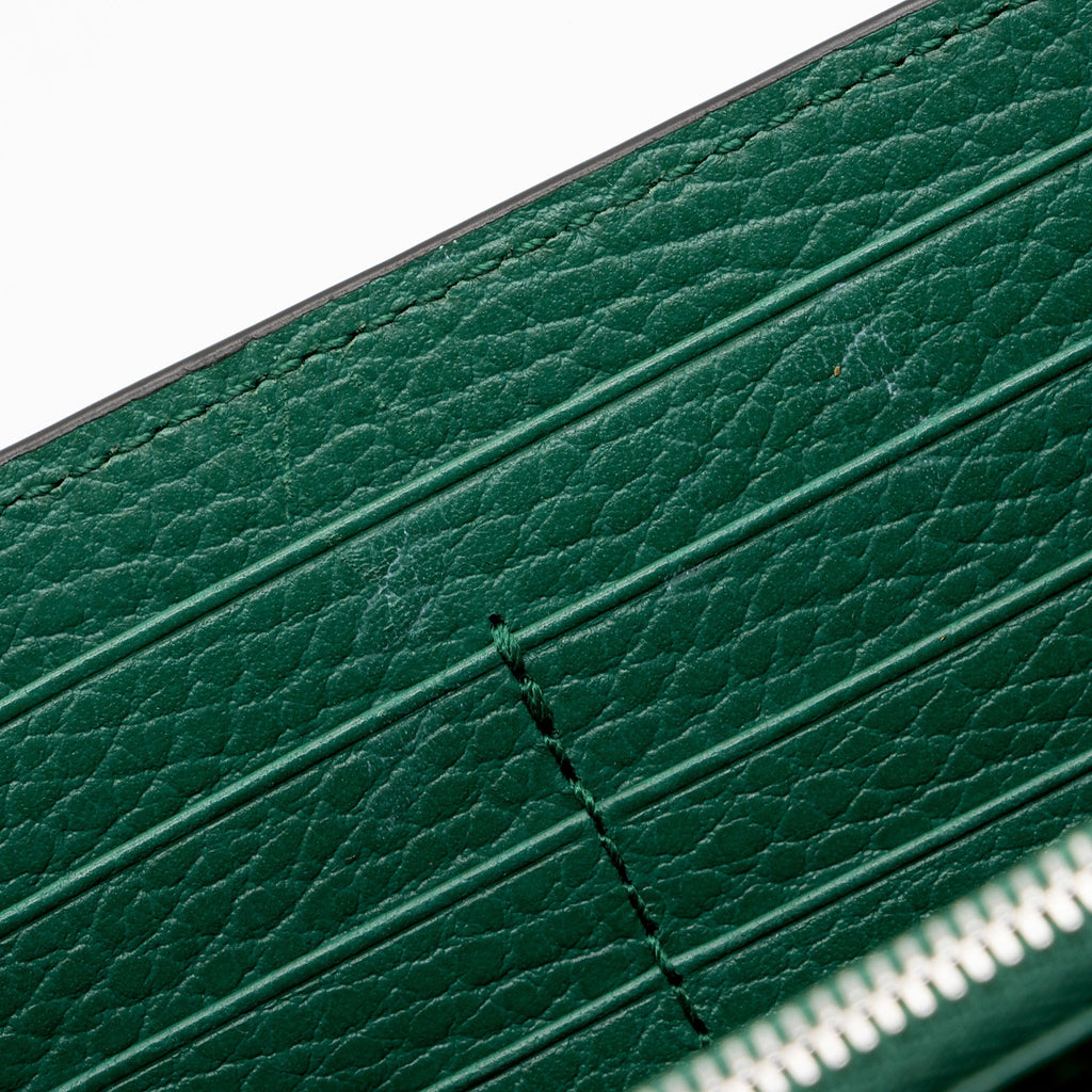 Gucci Leather Crystal Dionysus Chain Wallet (SHF-lfofdz)