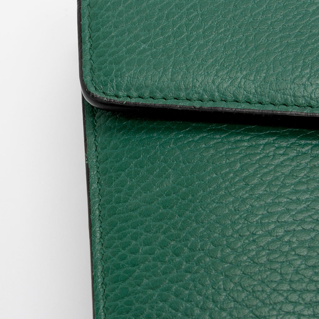 Gucci Leather Crystal Dionysus Chain Wallet (SHF-lfofdz)