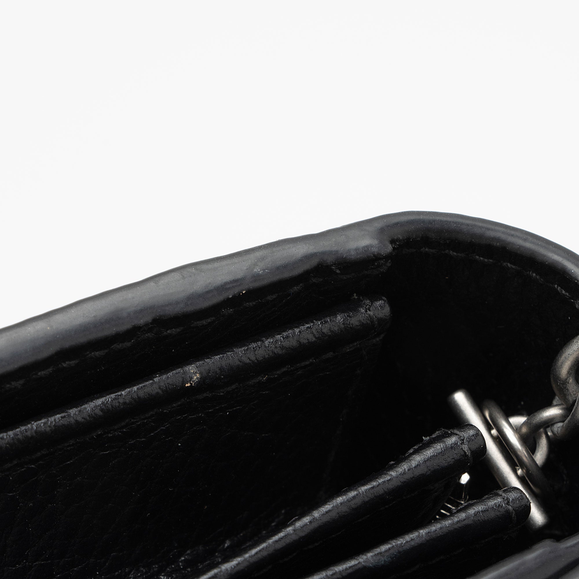 Gucci Leather Crystal Dionysus Chain Wallet (SHF-N4rGzu)