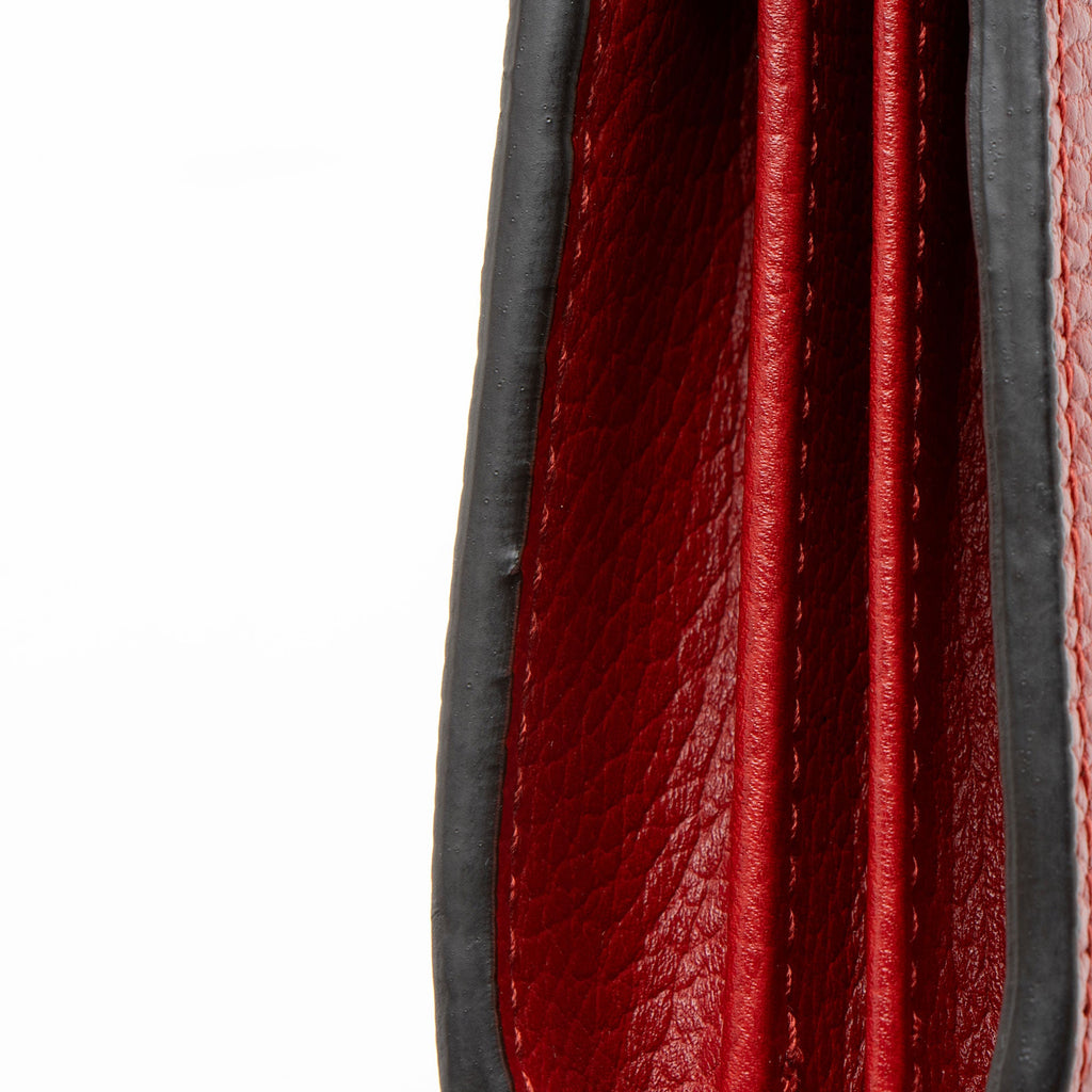 Gucci Leather Crystal Dionysus Chain Wallet