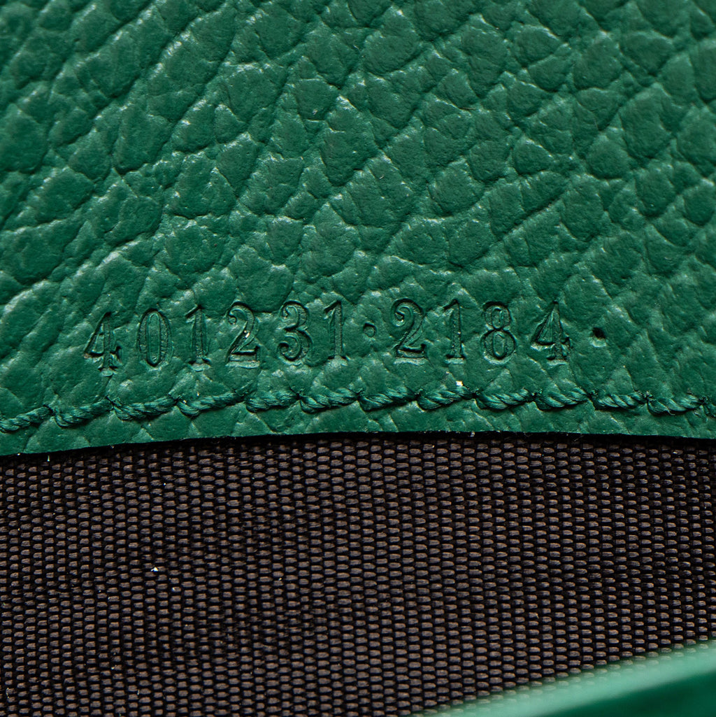 Gucci Leather Crystal Dionysus Chain Wallet