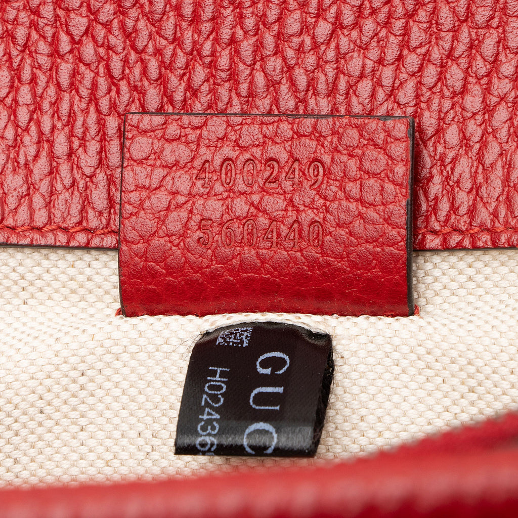 Gucci Leather Crystal Dionysus Medium Shoulder Bag