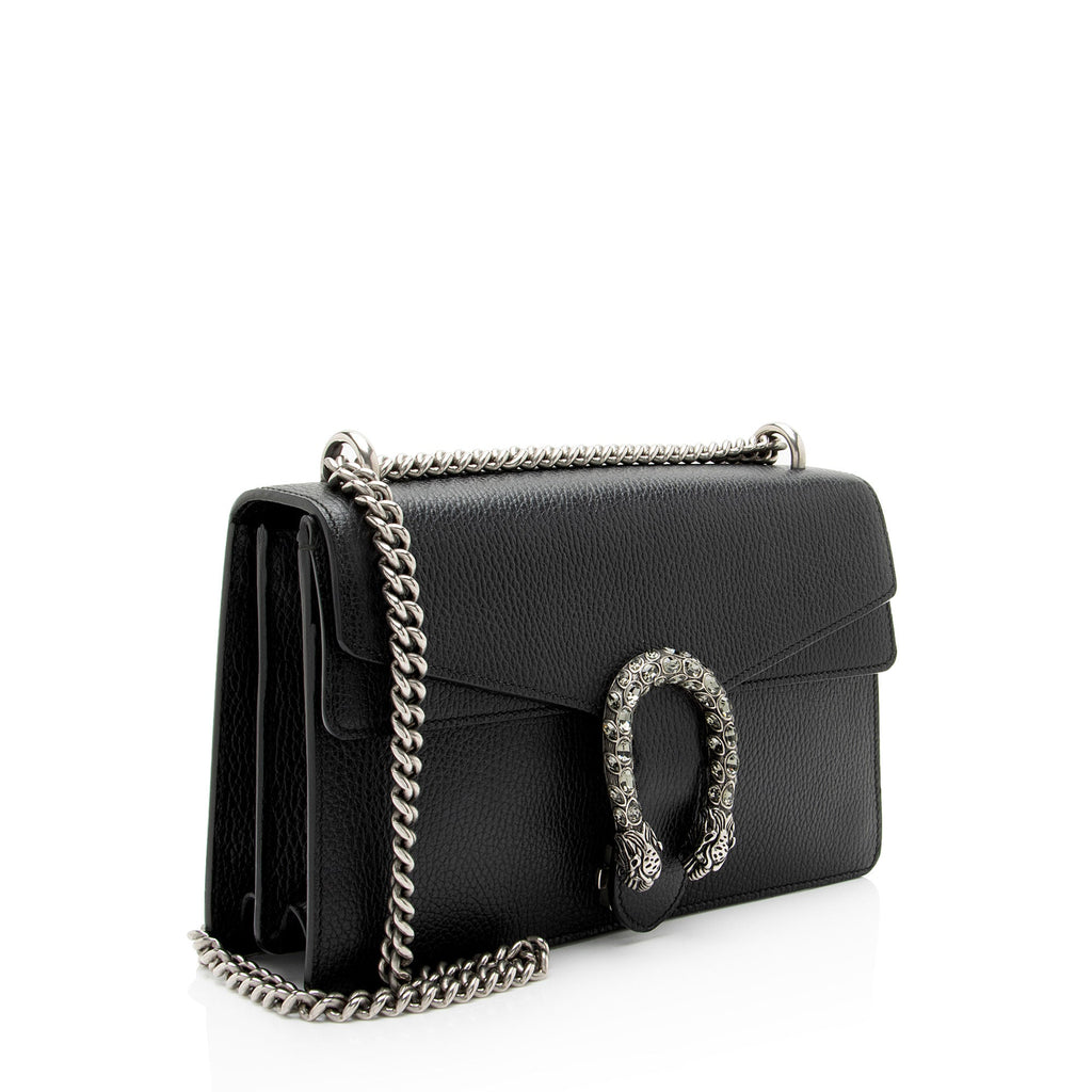 Gucci Leather Crystal Dionysus Medium Shoulder Bag