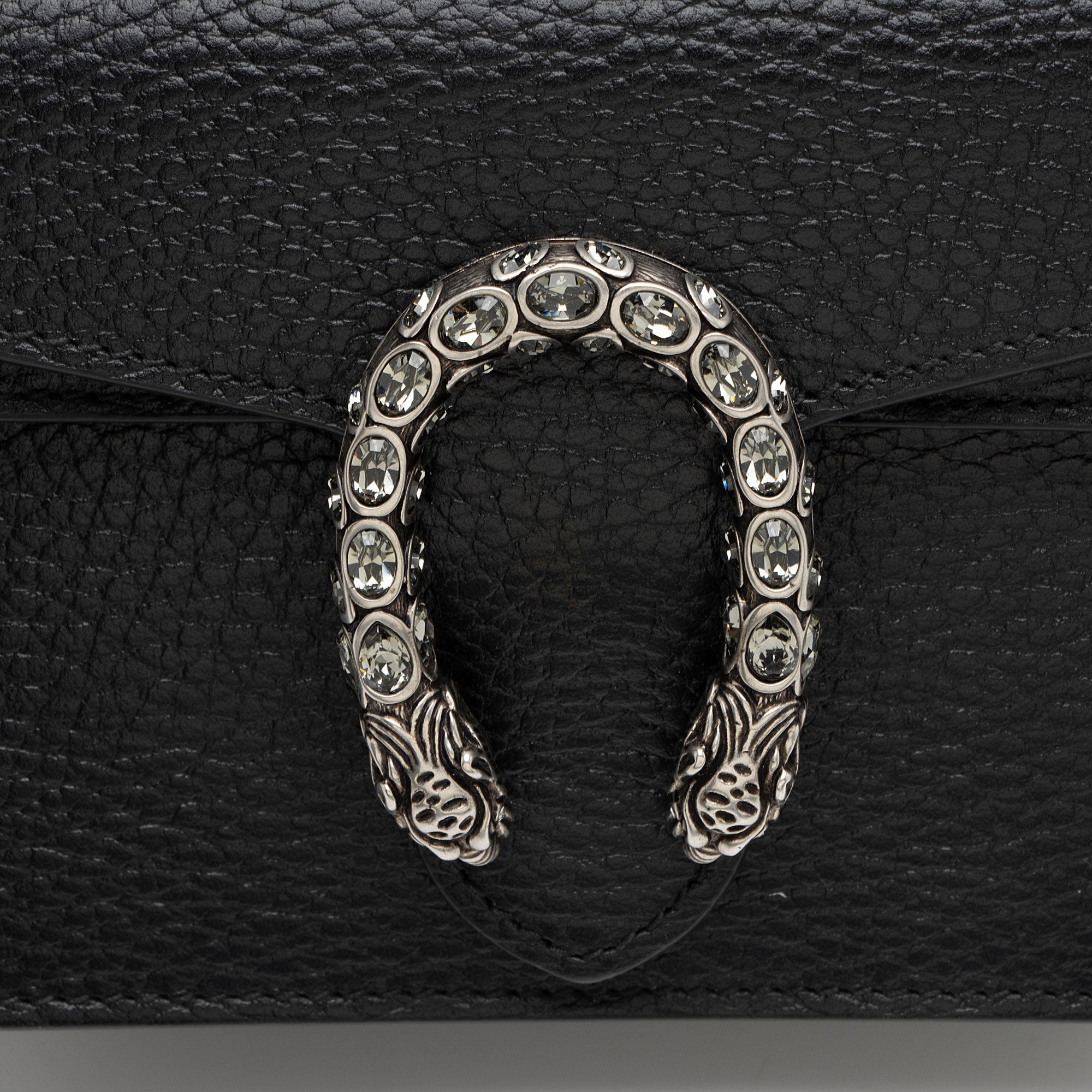 Gucci Leather Crystal Dionysus Mini Shoulder Bag