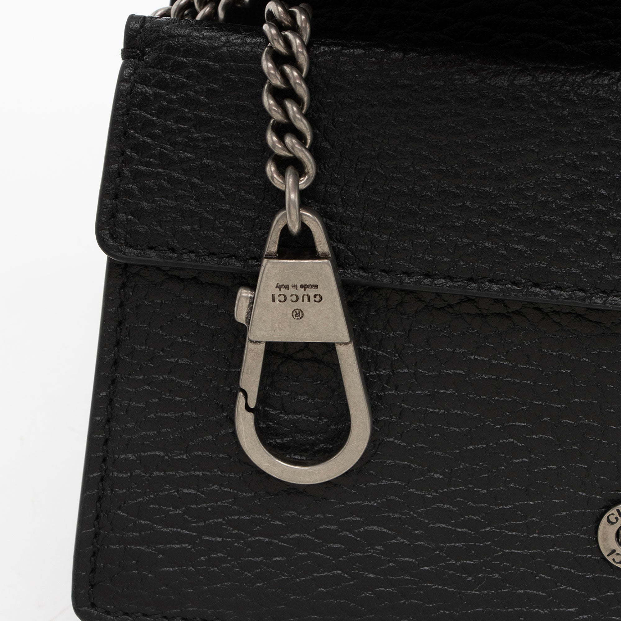 Gucci Leather Crystal Dionysus Mini Shoulder Bag