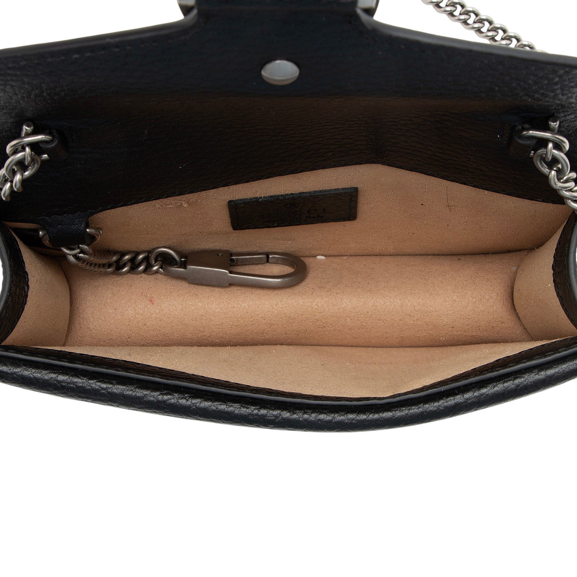 Gucci Leather Crystal Dionysus Mini Shoulder Bag