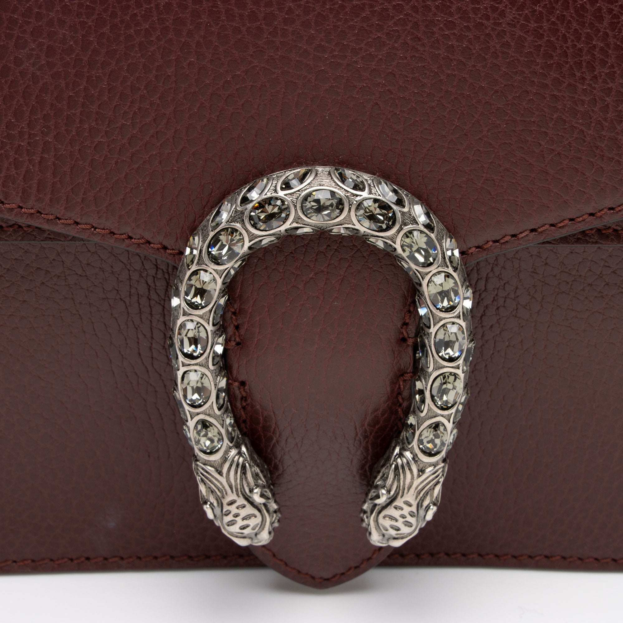 Gucci Leather Crystal Dionysus Small Shoulder Bag (SHF-wPeuFt)