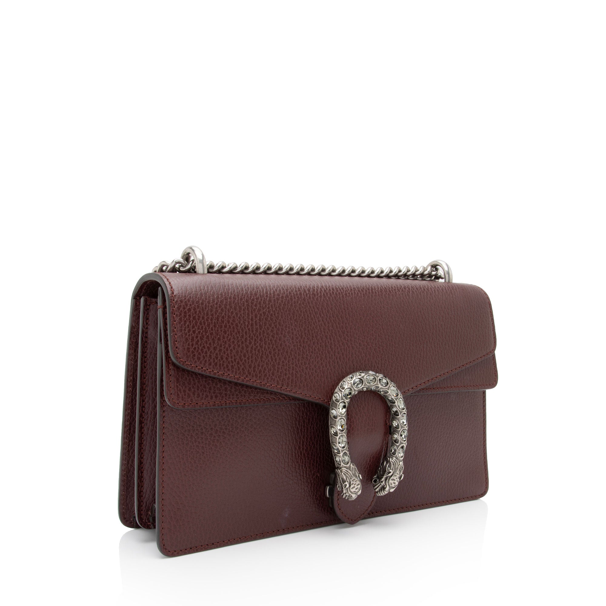 Gucci Leather Crystal Dionysus Small Shoulder Bag (SHF-wPeuFt)
