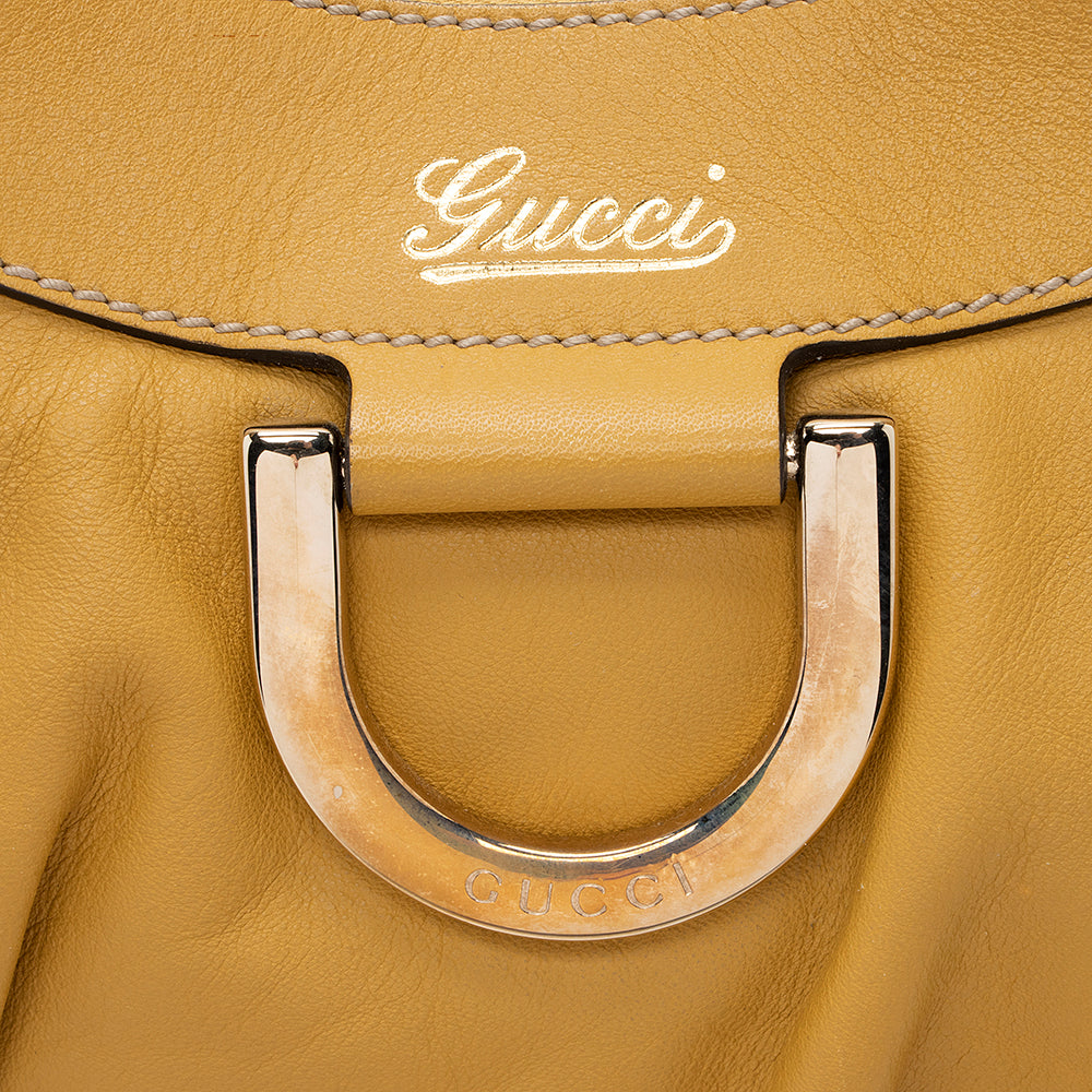 Gucci Leather D-Ring Small Hobo (SHF-19565)