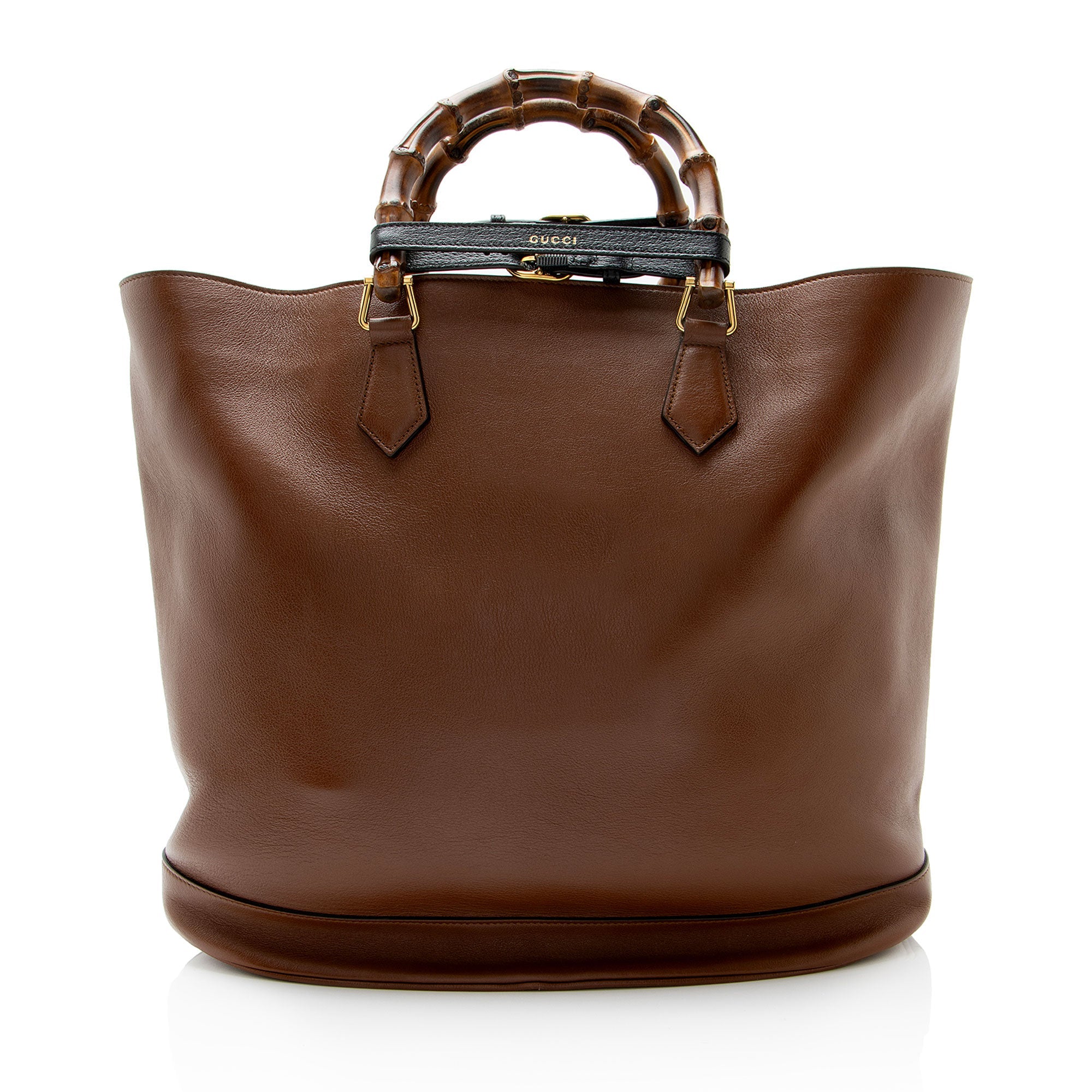 Gucci Leather Diana Oval Large Tote