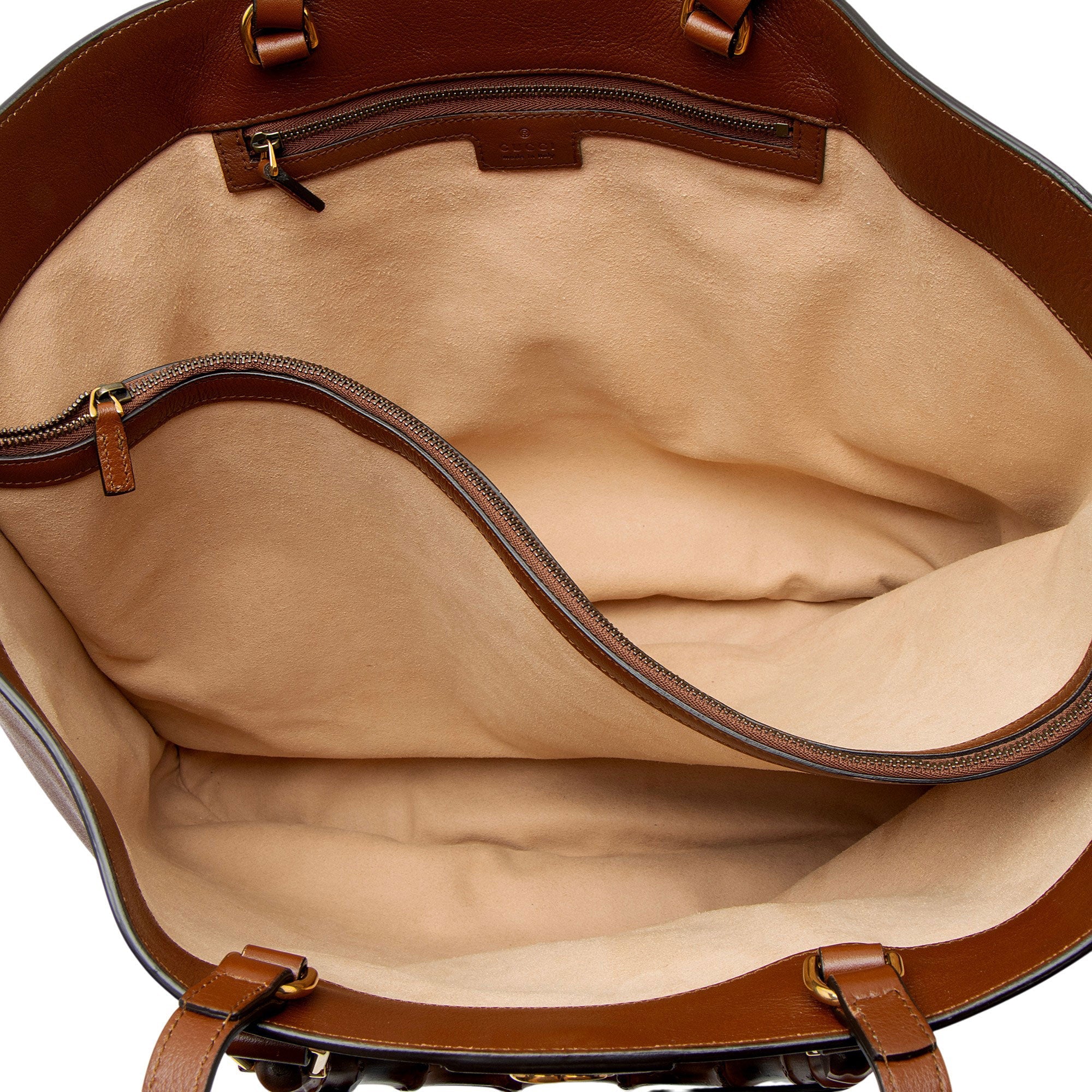Gucci Leather Diana Oval Large Tote